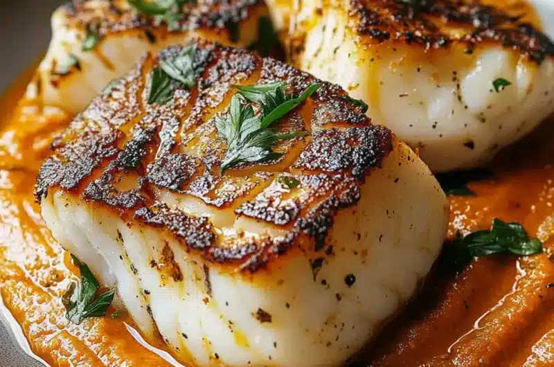 Perfectly Grilled Cod with Homemade Romesco: An Incredible 5-Star ...