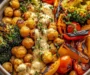 Roasted Veggie & Chickpea Bowls with Maple Dijon Tahini Dressing: An Amazing Ultimate Recipe